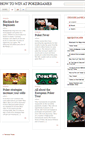 Mobile Screenshot of howtowinatpokergames.com